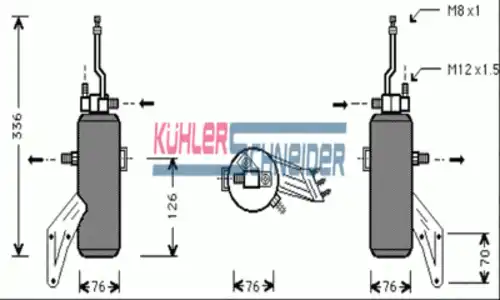 Осушитель кондиционера KUHLER SCHNEIDER 8904301