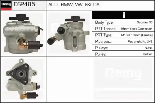 Насос гидроусилителя руля DELCO REMY DSP485