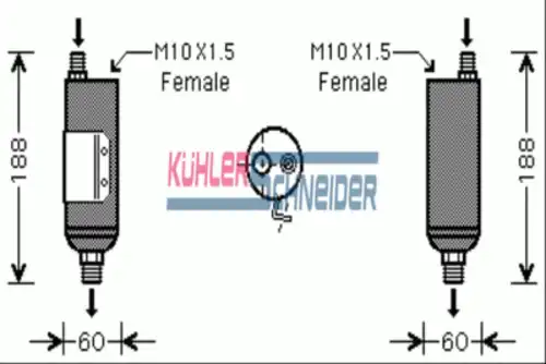 Осушитель кондиционера KUHLER SCHNEIDER 8903861