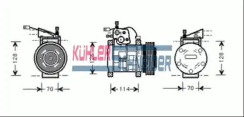 компрессор кондиционера Jeep 8404371 KUHLER SCHNEIDER