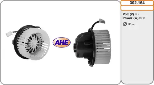 Вентилятор отопителя AHE 302.164