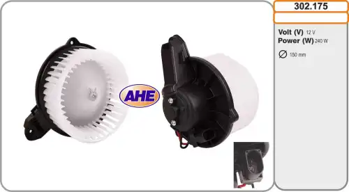 Вентилятор отопителя AHE 302.175