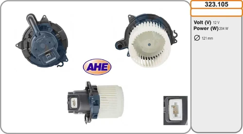 Вентилятор отопителя AHE 323.105
