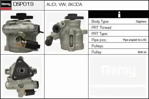 Насос гидроусилителя руля DELCO REMY DSP019