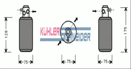 Осушитель кондиционера KUHLER SCHNEIDER 8931101