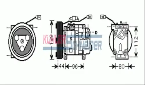 компрессор кондиционера Maz 8401031 KUHLER SCHNEIDER