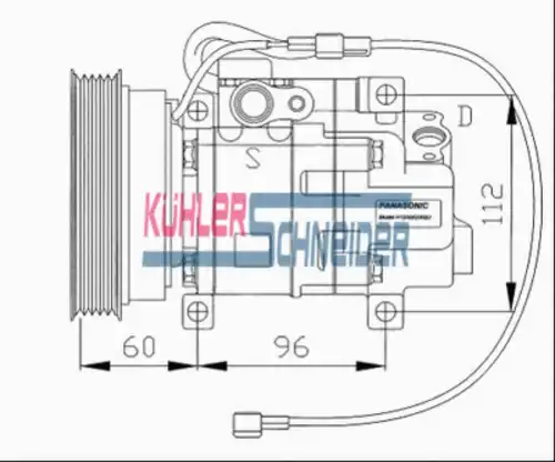 компрессор кондиционера Maz 8411841 KUHLER SCHNEIDER