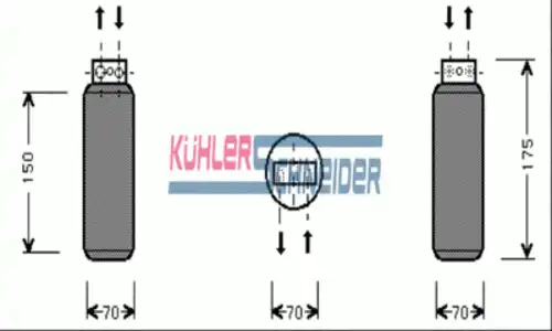 Осушитель кондиционера KUHLER SCHNEIDER 8930601