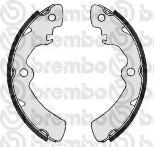 Тормозные колодки барабанные BREMBO S 79 503