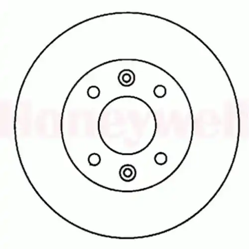 Тормозной диск BENDIX 561334B
