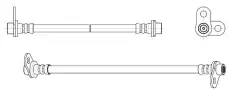 шланг тормозной задн. лев. Mits 512784 CEF