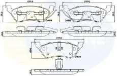 Тормозные колодки дисковые COMLINE CBP01164