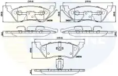 Тормозные колодки дисковые COMLINE CBP01164
