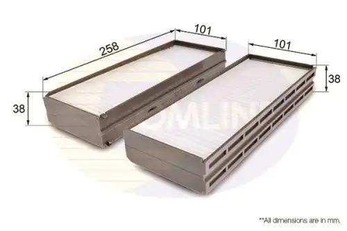 Салонный фильтр COMLINE EKF303