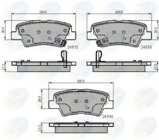 Тормозные колодки дисковые COMLINE CBP32023