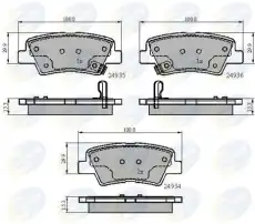 Тормозные колодки дисковые COMLINE CBP32023
