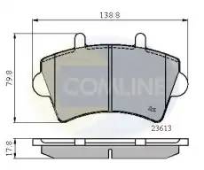 Тормозные колодки дисковые COMLINE CBP01035