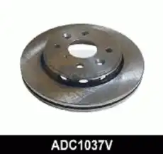 Тормозной диск COMLINE ADC1037V вентилируемый , передняя ось
