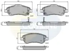 Тормозные колодки дисковые COMLINE CBP31705