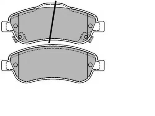 Тормозные колодки дисковые COMLINE CBP31705