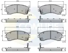 Тормозные колодки дисковые COMLINE CBP3326