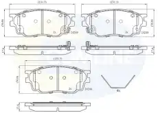 Тормозные колодки дисковые COMLINE CBP3948