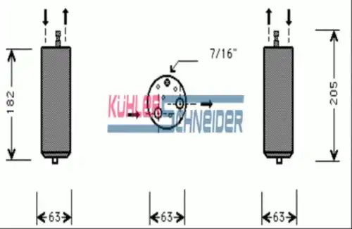 Осушитель кондиционера KUHLER SCHNEIDER 8935801
