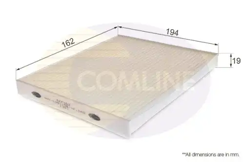 Салонный фильтр COMLINE EKF302