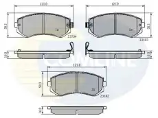 Тормозные колодки дисковые COMLINE CBP3484