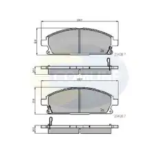 Тормозные колодки дисковые COMLINE CBP3591