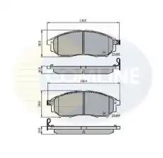 Тормозные колодки дисковые COMLINE CBP31524