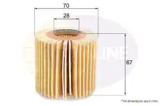 Фильтр масляный COMLINE EOF245