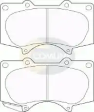 Тормозные колодки дисковые COMLINE CBP31201