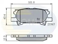 Тормозные колодки дисковые COMLINE CBP01279