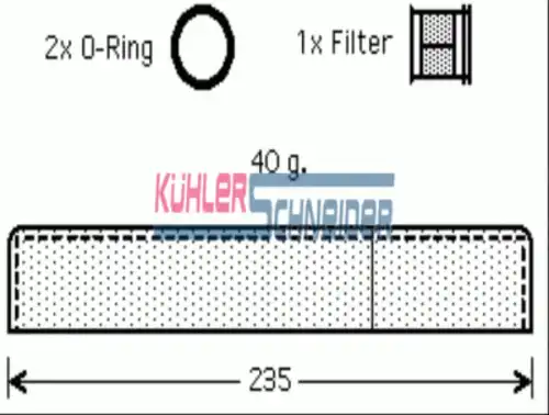 Осушитель кондиционера KUHLER SCHNEIDER 8903571