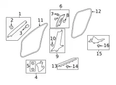 SPARE PART 84101TBAA12ZB HONDA