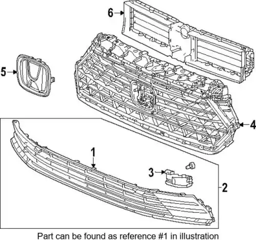 кронштейн бампера 71150-30A-A00 HONDA