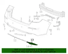 кронштейн бампера 71591-T20-A50 HONDA