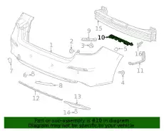 кронштейн бампера 71680-T20-A11 HONDA