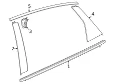 молдинг 72925-T20-A01 HONDA
