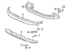 Усилитель бампера HONDA 71170-T20-A00