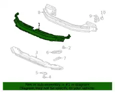 Усилитель бампера HONDA 71170-T20-A00