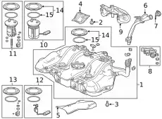 Топливный фильтр HONDA 17048TXMA00