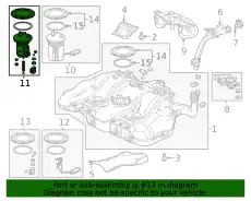 Топливный фильтр HONDA 17048TXMA00