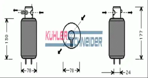 Осушитель кондиционера KUHLER SCHNEIDER 8910401