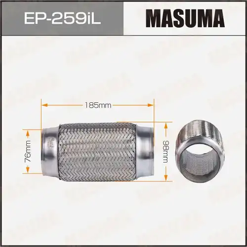 Гофра глушителя MASUMA EP-259iL L= d=