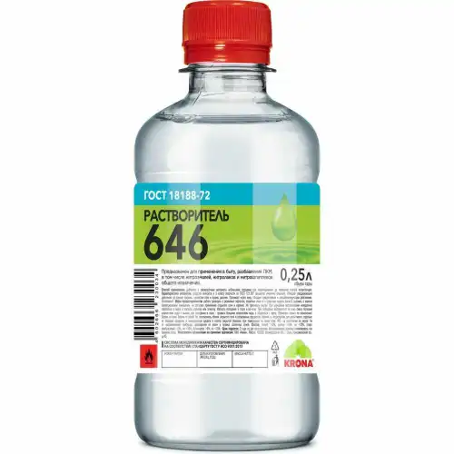 Растворитель 646 0.25 л 66230034 KRONA