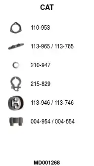 Катализатор MD001268 FA1