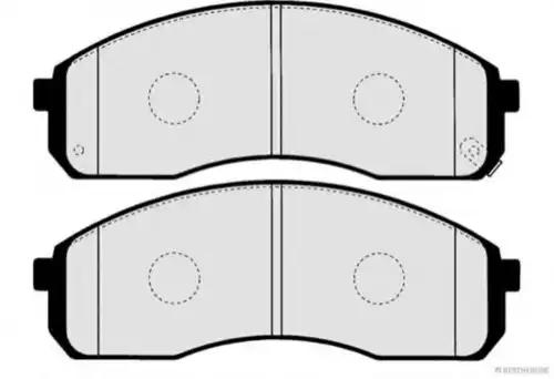 Тормозные колодки дисковые HERTH+BUSS J3600321