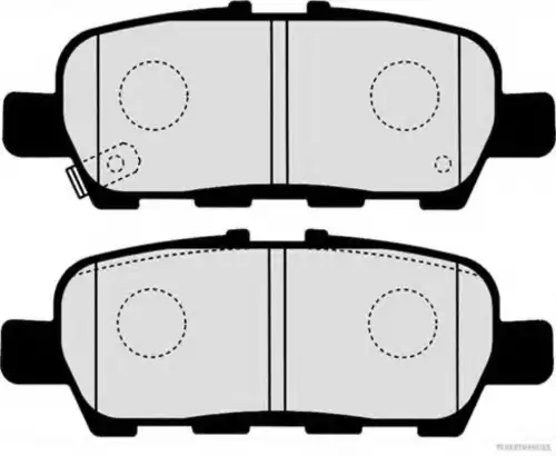 Тормозные колодки дисковые HERTH+BUSS J3611051